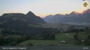 Archived webcam image showing Mountain restaurant Pinzgerhof (Brunnerberg) on 28 Sep 2026 at 07:16