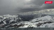 Archived webcam image showing Tressdorfer Höhe in Nassfeld on 12 Mar 2026 at 13:31