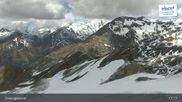 Archived webcam image showing Schareck Peak (2606 m) on 8 May 2026 at 11:27