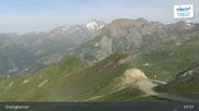 Archived webcam image showing Schareck Peak (2606 m) on 14 Jul 2026 at 08:15