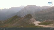 Archived webcam image showing Schareck Peak (2606 m) on 15 Aug 2026 at 05:15