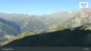 Archived webcam image showing Schareck Peak (2606 m) on 15 Aug 2026 at 07:15