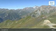 Archived webcam image showing Schareck Peak (2606 m) on 15 Aug 2026 at 09:15
