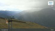 Archived webcam image showing Schareck Peak (2606 m) on 14 Sep 2026 at 08:03