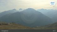Archived webcam image showing Schareck Peak (2606 m) on 1 Oct 2026 at 15:18