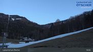 Archiviertes Webcam Bild: Eibenkogl Talstation am 12.04.2026 um 05:01 Uhr