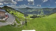 Archived webcam image showing Panoramic View Damüls – Top station Uga Express on 18 Jun 2026 at 14:57