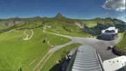 Archived webcam image showing Panoramic View Damüls – Top station Uga Express on 18 Jun 2026 at 10:57