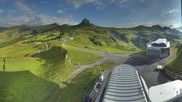Archived webcam image showing Panoramic View Damüls – Top station Uga Express on 18 Jul 2026 at 08:02