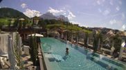 Archived webcam image showing Webcam at Abinea Dolomiti Romantic Spa Hotel in Kastelruth on 30 Aug 2026 at 14:58