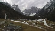 Archived webcam image showing Dolomitenhof Sexten - Cross-Country Skiing Trail on 12 Apr 2026 at 08:53