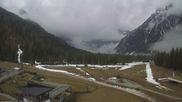 Archiviertes Webcam Bild: Dolomitenhof Sexten - Blick auf die Langlaufloipe am 13.04.2026 um 07:38 Uhr