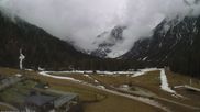 Archiviertes Webcam Bild: Dolomitenhof Sexten - Blick auf die Langlaufloipe am 13.04.2026 um 12:38 Uhr