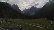 Archiviertes Webcam Bild: Dolomitenhof Sexten - Blick auf die Langlaufloipe am 30.06.2026 um 12:05 Uhr