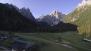 Archived webcam image showing Dolomitenhof Sexten - Cross-Country Skiing Trail on 7 Jul 2026 at 07:10