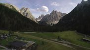 Archived webcam image showing Dolomitenhof Sexten - Cross-Country Skiing Trail on 7 Jul 2026 at 18:10