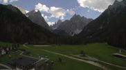 Archived webcam image showing Dolomitenhof Sexten - Cross-Country Skiing Trail on 30 Jul 2026 at 16:56