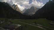 Archived webcam image showing Dolomitenhof Sexten - Cross-Country Skiing Trail on 30 Jul 2026 at 18:56