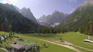 Archived webcam image showing Dolomitenhof Sexten - Cross-Country Skiing Trail on 30 Jul 2026 at 10:56