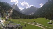 Archived webcam image showing Dolomitenhof Sexten - Cross-Country Skiing Trail on 30 Jul 2026 at 12:56