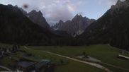 Archived webcam image showing Dolomitenhof Sexten - Cross-Country Skiing Trail on 14 Sep 2026 at 07:53