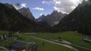 Archived webcam image showing Dolomitenhof Sexten - Cross-Country Skiing Trail on 14 Sep 2026 at 16:53
