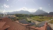 Archiviertes Webcam Bild: Füssen: Hotel Sommer im Allgäu am 12.07.2026 um 10:05 Uhr