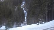 Archived webcam image showing Krimml Waterfall - Hanke's Café on 26 Feb 2026 at 14:18