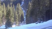 Archived webcam image showing Krimml Waterfall - Hanke's Café on 26 Feb 2026 at 12:18