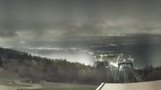 Archived webcam image showing Pfänderbahn - Top Station on 12 Apr 2026 at 04:57