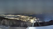 Archived webcam image showing Pfänderbahn - Top Station on Feb 26, 2026 at 6:08 AM