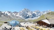 Archiviertes Webcam Bild: Skigebiet Sulden: Panoramakamera Madritschhütte am 12.07.2026 um 12:29 Uhr