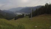 Archived webcam image showing Weissensee Ski Resort - Top Station on 14 Jul 2026 at 07:18