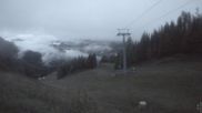 Archived webcam image showing Weissensee Ski Resort - Top Station on 12 Oct 2026 at 07:56