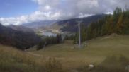 Archived webcam image showing Weissensee Ski Resort - Top Station on 12 Oct 2026 at 12:56