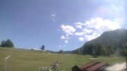 Archived webcam image showing Petzen Ski Resort: Kids Lift on 19 Aug 2026 at 14:01