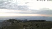 Archived webcam image showing Puchberg am Schneeberg Fischerhütte southwards on 2 Aug 2026 at 06:47