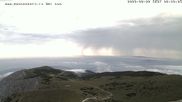 Archived webcam image showing Puchberg am Schneeberg Fischerhütte southwards on 2 Aug 2026 at 08:47