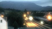 Archived webcam image showing Train station Puchberg - view to the Schneeberg on 18 Jun 2026 at 04:13