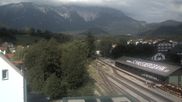 Archived webcam image showing Train station Puchberg - view to the Schneeberg on 18 Jun 2026 at 08:13