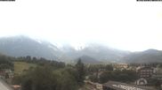 Archived webcam image showing Train station Puchberg - view to the Schneeberg on 18 Jun 2026 at 14:13
