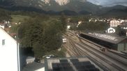 Archived webcam image showing Train station Puchberg - view to the Schneeberg on 12 Jul 2026 at 07:18