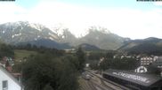 Archived webcam image showing Train station Puchberg - view to the Schneeberg on 12 Jul 2026 at 08:18