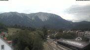 Archived webcam image showing Train station Puchberg - view to the Schneeberg on 12 Jul 2026 at 14:18