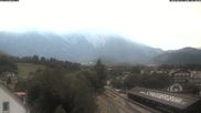 Archived webcam image showing Train station Puchberg - view to the Schneeberg on 12 Jul 2026 at 16:18