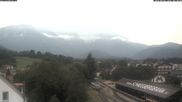 Archived webcam image showing Train station Puchberg - view to the Schneeberg on 2 Aug 2026 at 08:43