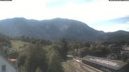 Archived webcam image showing Train station Puchberg - view to the Schneeberg on 20 Sep 2026 at 14:43