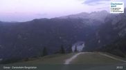 Archived webcam image showing Zwieselalm Top Station on 11 Aug 2026 at 05:44