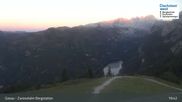 Archived webcam image showing Zwieselalm Top Station on 5 Sep 2026 at 01:18
