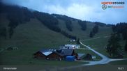Archiviertes Webcam Bild: Hinterstoder: Hössbahn Bergstation am 24.09.2026 um 19:15 Uhr